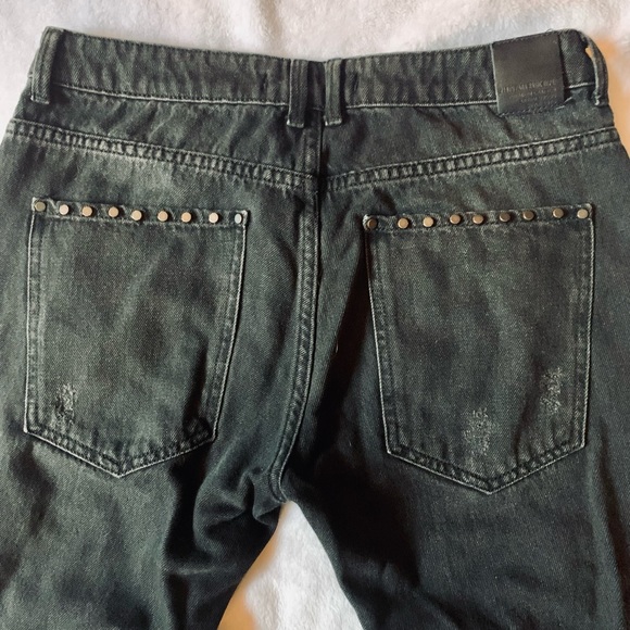 Black Distressed ZARA Basic Z1975 Denim Jeans | Size 4 | EUC - Picture 2 of 9